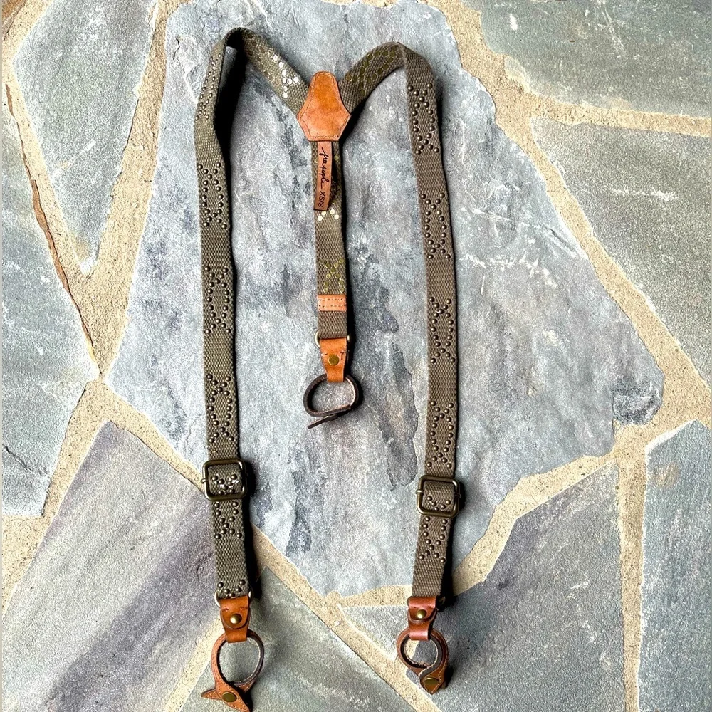 Free People-Suri Suspenders-Green
